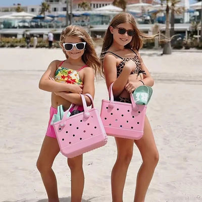 Borsa morbida Stile di moda di tendenza Niche Messaggero EVA Buco Hollow Borsa da spiaggia per bambini