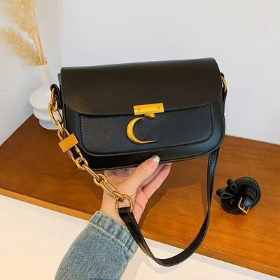 Borsa per fotocamera alla moda Borsa da spalla in cuoio in PU di design raffinato per lo stile vintage