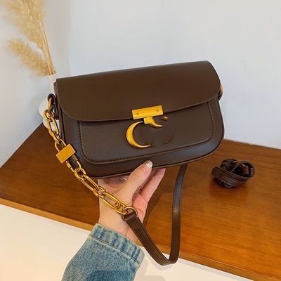 Borsa per fotocamera alla moda Borsa da spalla in cuoio in PU di design raffinato per lo stile vintage