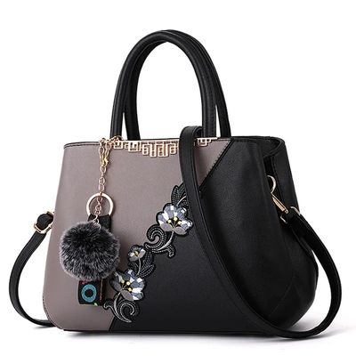 Acque resistenti eleganti borse tradizionali cinesi in vaso di fiori borse in pelle per donne