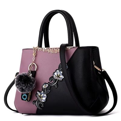 Acque resistenti eleganti borse tradizionali cinesi in vaso di fiori borse in pelle per donne