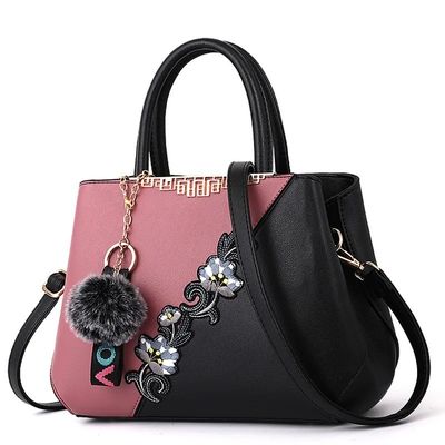 Acque resistenti eleganti borse tradizionali cinesi in vaso di fiori borse in pelle per donne