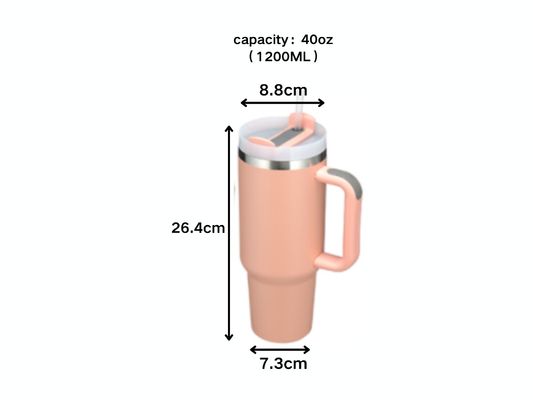 Bevande calde e fredde Tazza in acciaio inossidabile resistente a versamenti con maniglia