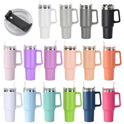 Tazze da viaggio 40oz Doppia parete Isolato in acciaio inossidabile Tumbler Flask per bevande calde e fredde
