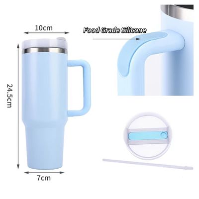Tazze da viaggio 40oz Doppia parete Isolato in acciaio inossidabile Tumbler Flask per bevande calde e fredde