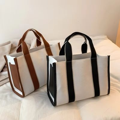 Materiale principale Borse da mano PU GHJ-31 per donne con rilevamento del movimento e disegno a strisce