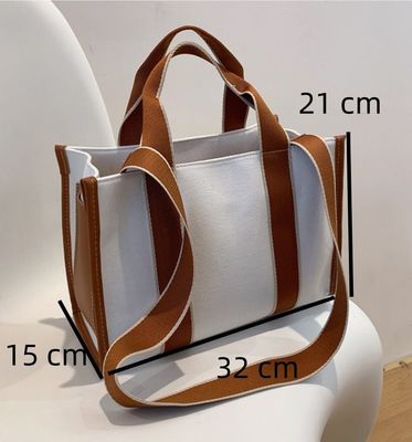 Materiale principale Borse da mano PU GHJ-31 per donne con rilevamento del movimento e disegno a strisce