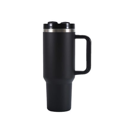 40oz di Acciaio Inossidabile Tumbler Tazza Isolata per Bevande Calde e Fredde in movimento