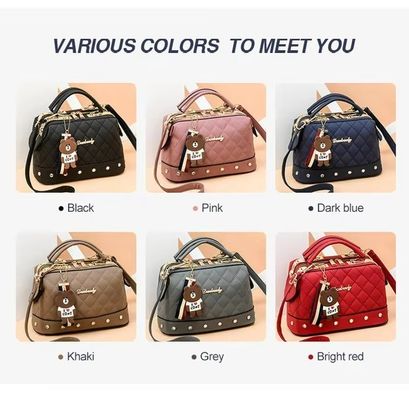 Motion Detection CANDY Pattern Vintage Chain Crossbody Piccole borse a chiusura per donne