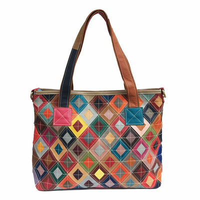Borse a mano per donna Borse a mano per donna Borse a mano per donna Borsa di pelle vintage per stile bohémien