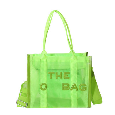 Elegante per tutte le stagioni, trasparente in PVC, trasparente per il design, grande capacità, sacchetto crossbody.