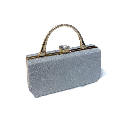 Vintage Style Borsa da mano femminile Hasp adornata con Designer Highlight Sequins Tendenza in pelle