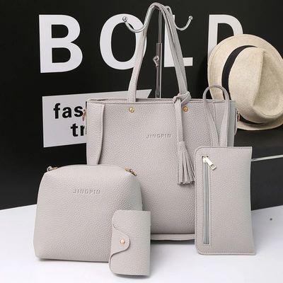NATIONAL STYLE Unisex PU Leather Crossbody Bag con grande capacità e disegno di lichee