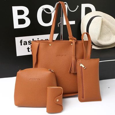 NATIONAL STYLE Unisex PU Leather Crossbody Bag con grande capacità e disegno di lichee