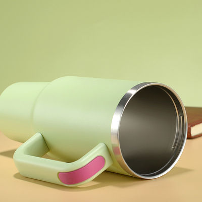 40oz doppia parete in acciaio inossidabile Stan Auto Metal Viaggio tazza di caffè Tumbler con manico