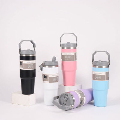 Straw Custom Acciaio Inossidabile 30oz Tazza Termo Isolata Per Mantenere le Bevande Fredde E Calde