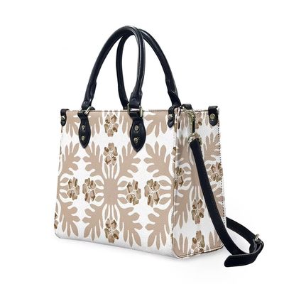 Tutti i periodi nero e bianco polinesiano borsa da spalla da donna di lusso Materiale principale PVC