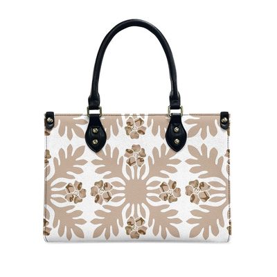 Tutti i periodi nero e bianco polinesiano borsa da spalla da donna di lusso Materiale principale PVC