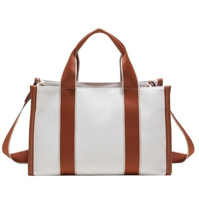 Trend Canvas Bag Donna Moda Borsa a Spalla Borsa a mano di grande capacità Borsa a spalla singola femminile