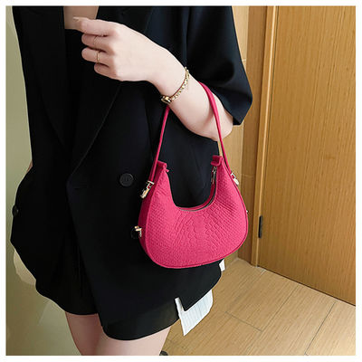 Materiale principale Feltro 2023 Alligator-Pattern PU Leather Crossbody Hobo Bag per donne