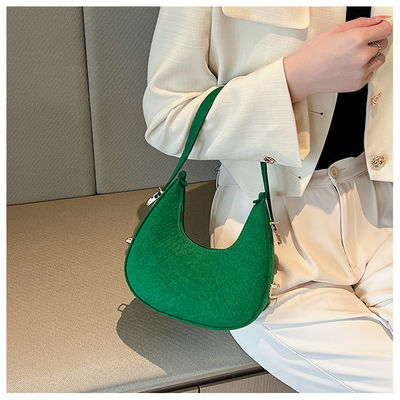 Materiale principale Feltro 2023 Alligator-Pattern PU Leather Crossbody Hobo Bag per donne