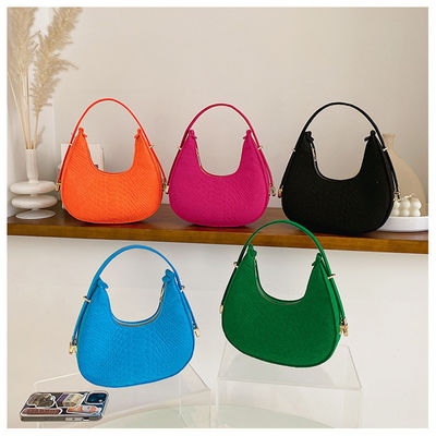 Materiale principale Feltro 2023 Alligator-Pattern PU Leather Crossbody Hobo Bag per donne