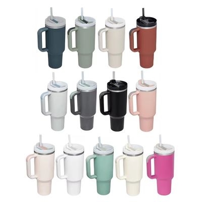 2.0 Beauchy Custom 40oz Acciaio Inossidabile Tazza Isolata Da Vacco Con Paglia Con Capo