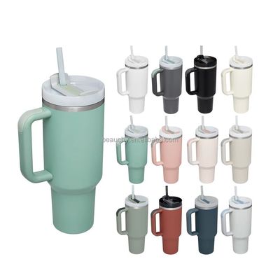 2.0 Beauchy Custom 40oz Acciaio Inossidabile Tazza Isolata Da Vacco Con Paglia Con Capo
