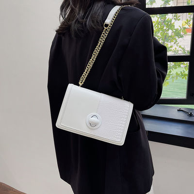 0.65kg leggero PU poliestere Mano borse a catena designer borse per un look alla moda