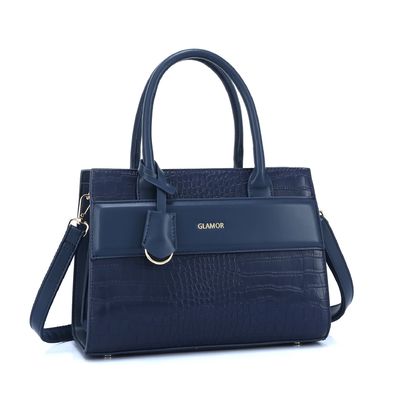 GLAMOR 2024 borse da donna borsa da mano da donna set con disegno geometrico e pelle PU