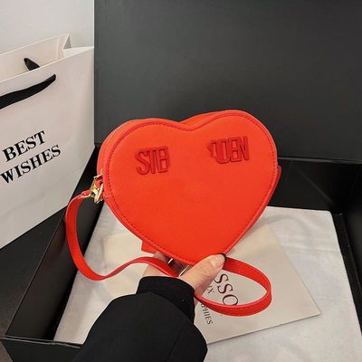 Materiale principale PU Pelle a manico singolo Borse da mano femminili per il giorno di San Valentino 2024
