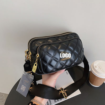Borsa da spalla multi-tasca di diamanti estiva con rilevamento del movimento e elevata capacità