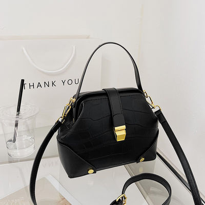 GHJ-26 Fashion PU Single Handbags With Lock For Women's Shoulder Tote Bag Modello di caramelle