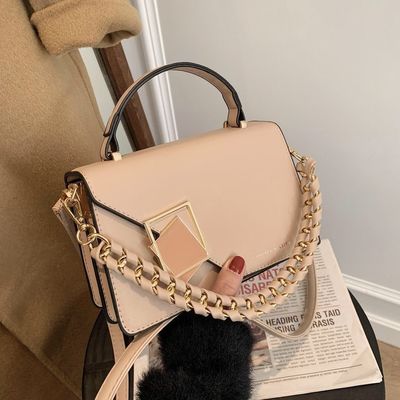 Donna borse di mano casual PU pelle poliestere ricamato design una spalla crossbody borsa