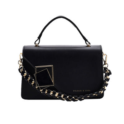 Donna borse di mano casual PU pelle poliestere ricamato design una spalla crossbody borsa
