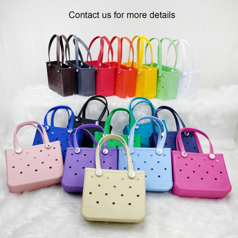 Borsa morbida Stile di moda di tendenza Niche Messaggero EVA Buco Hollow Borsa da spiaggia per bambini