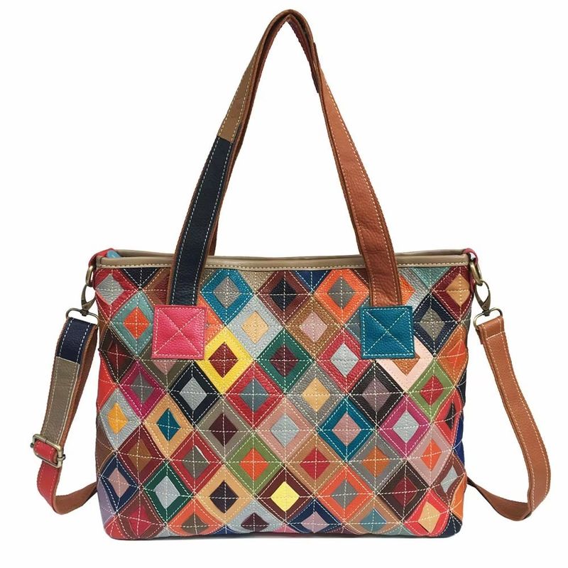 Borse a mano per donna Borse a mano per donna Borse a mano per donna Borsa di pelle vintage per stile bohémien