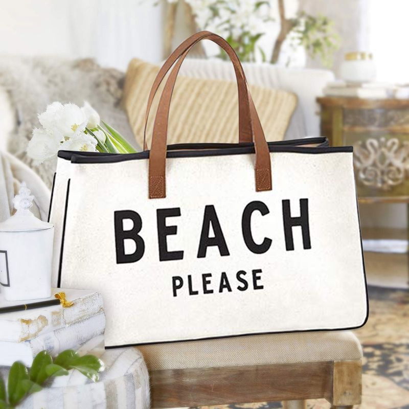 Borsa per la spesa in cotone organico riutilizzabile con stampa a lettere