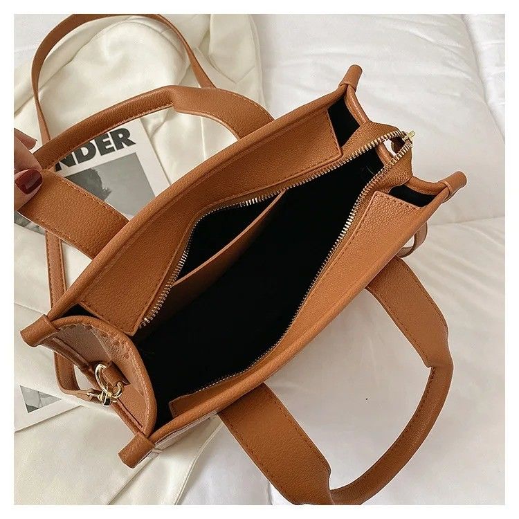Marrone Assoluta Garanzia Borse da spalla femminile Sling Borsa da spalla colore massiccio Donna Borsa da spalla per donne Borsa di moda elegante