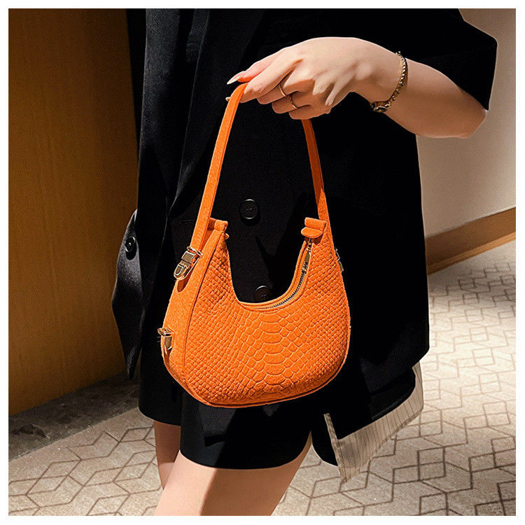 Materiale principale Feltro 2023 Alligator-Pattern PU Leather Crossbody Hobo Bag per donne