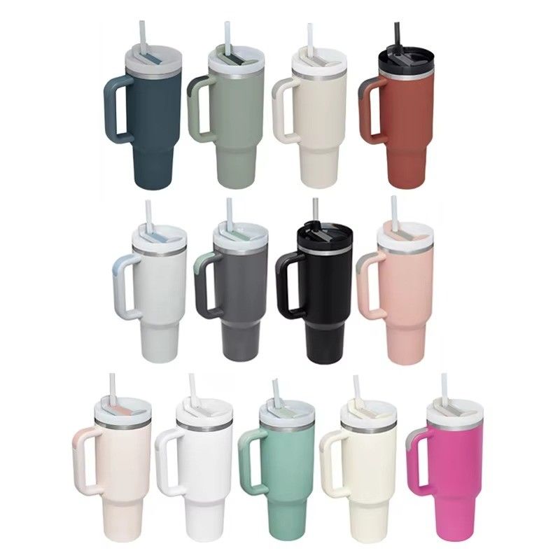 2.0 Beauchy Custom 40oz Acciaio Inossidabile Tazza Isolata Da Vacco Con Paglia Con Capo